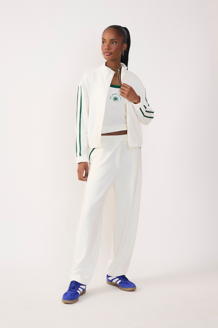 Off-White Brazil Side Trim Wide-Leg Pants_2