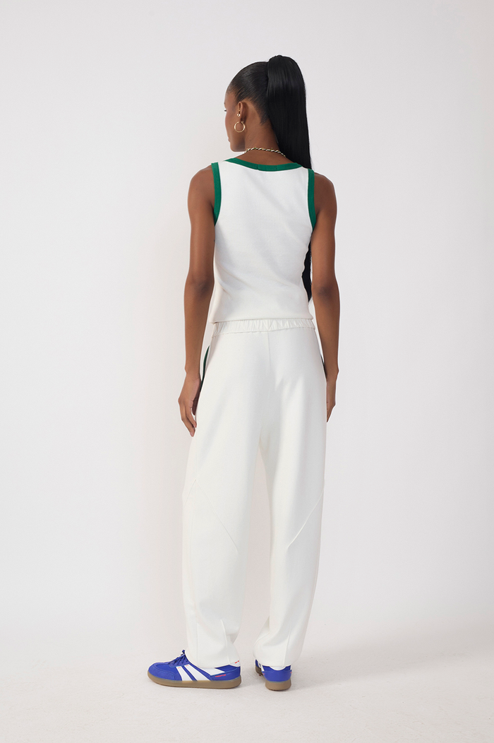 Off-White Brazil Side Trim Wide-Leg Pants_7