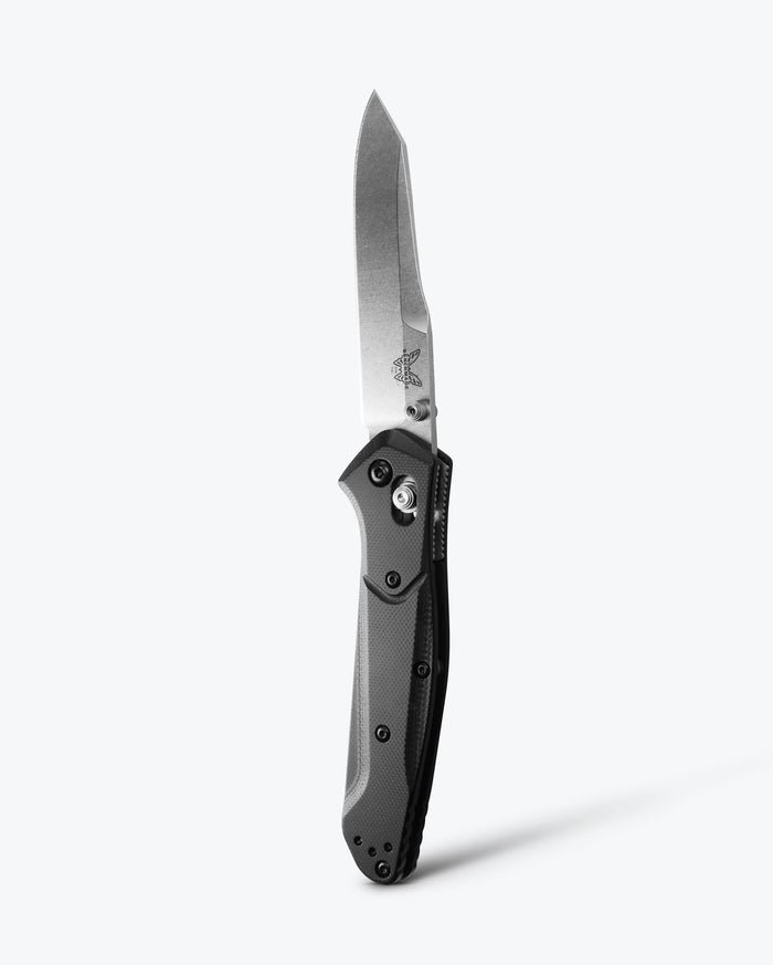 Benchmade 940-2 Osborne Black G10 EDC Knife - Open Vertical View | Benchmade Knife Co.