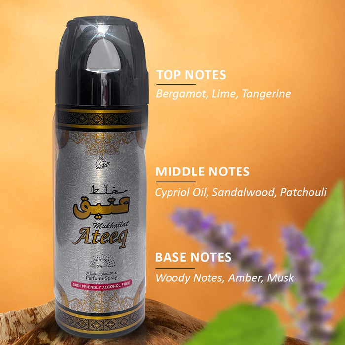 Otoori Ateeq Body Spray for Men and Women 200ml