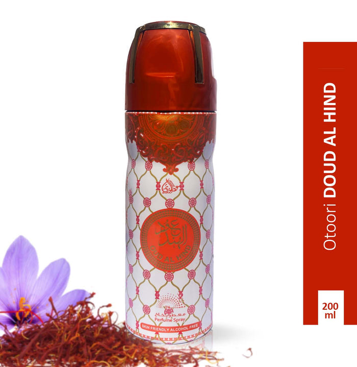 Otoori Oud Al Hind Body Spray for Men (Combo Pack of Two)