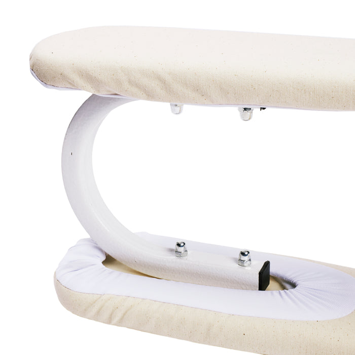 A KirbyAllison.com Padded Sleeve Board with a 100% cotton drill cover on a white background.