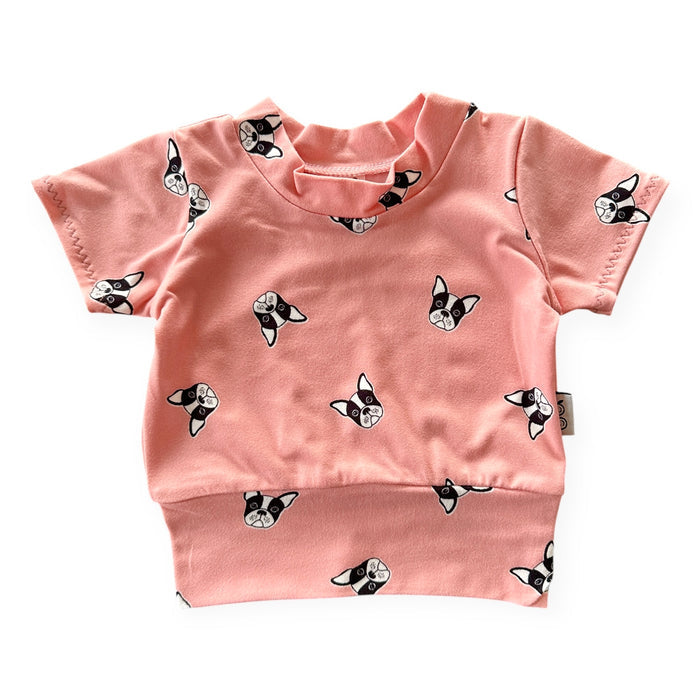 Peach French Bulldog Summer Lounge Set
