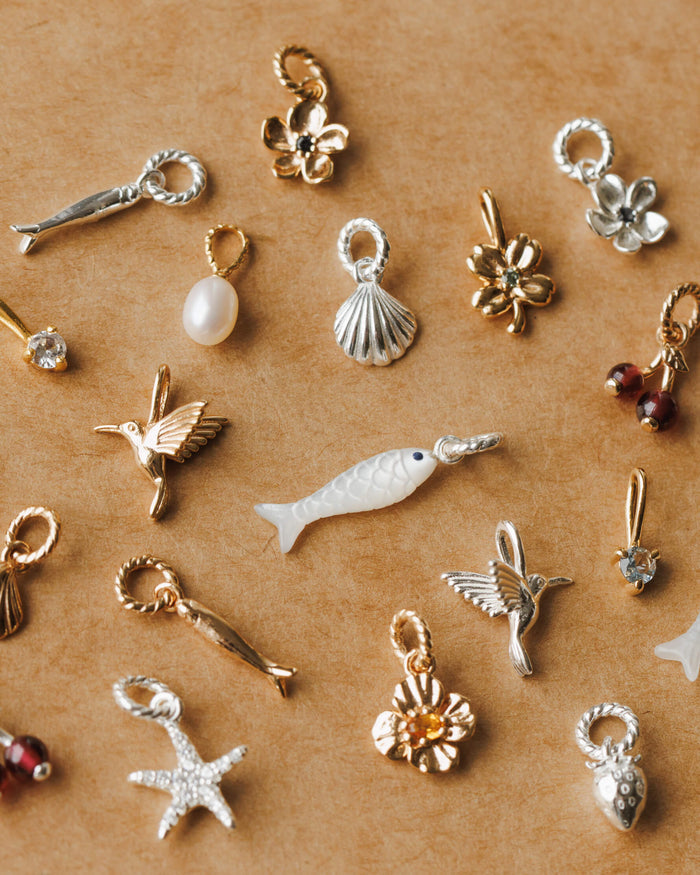 Pearly Koi Charm