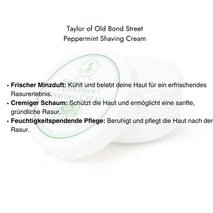 Peppermint Shaving Cream
