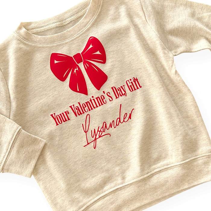 Personalized 'Your Valentine's Day Gift' Pullover