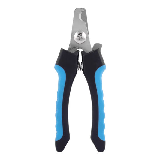 Pet Nail Clipper for Dogs & Cats with Safety Guard, Blue & Black