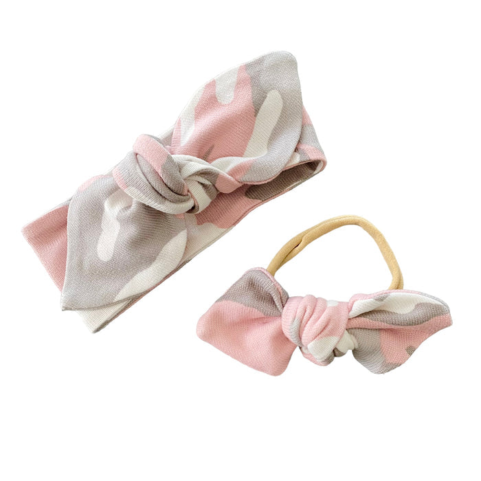 Pink Camo Headbands