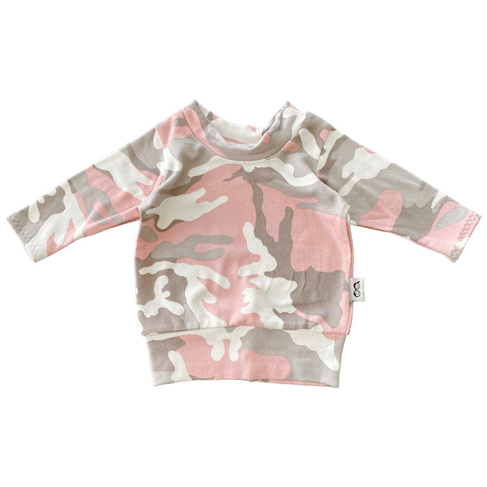Pink Camo Lounge Top