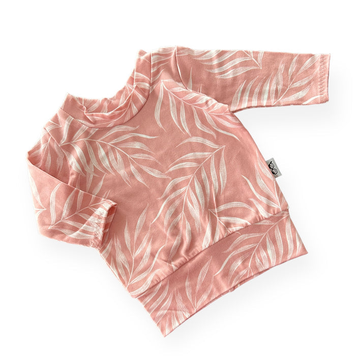 Pink Pampas Leaves Lounge Top