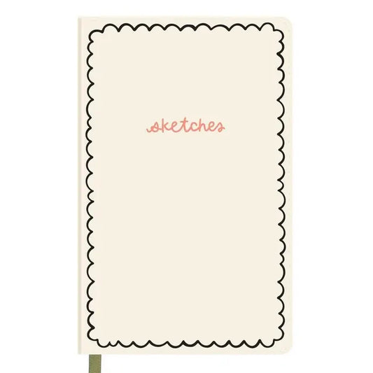 Pippi Post Sketches 5x8 Blank Sketchbook Journal