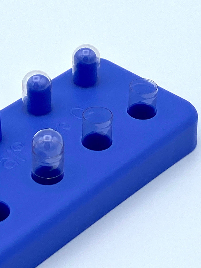 Plastic "0" Capsule Holder (Blue) at Your Oil Tools