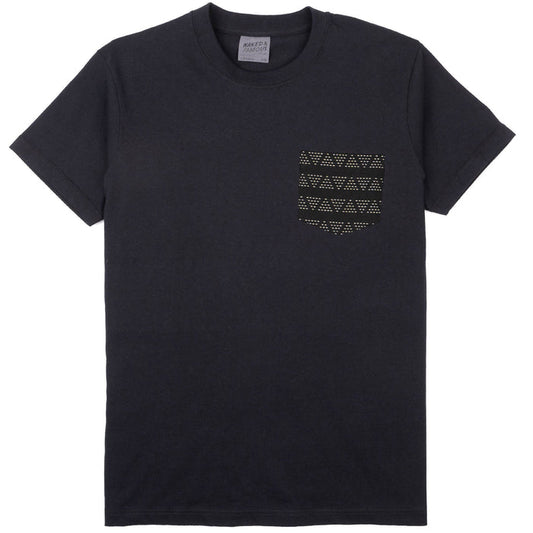 Pocket Tee - Black + Triangle Dobby Cloth by Naked & Famous Denim