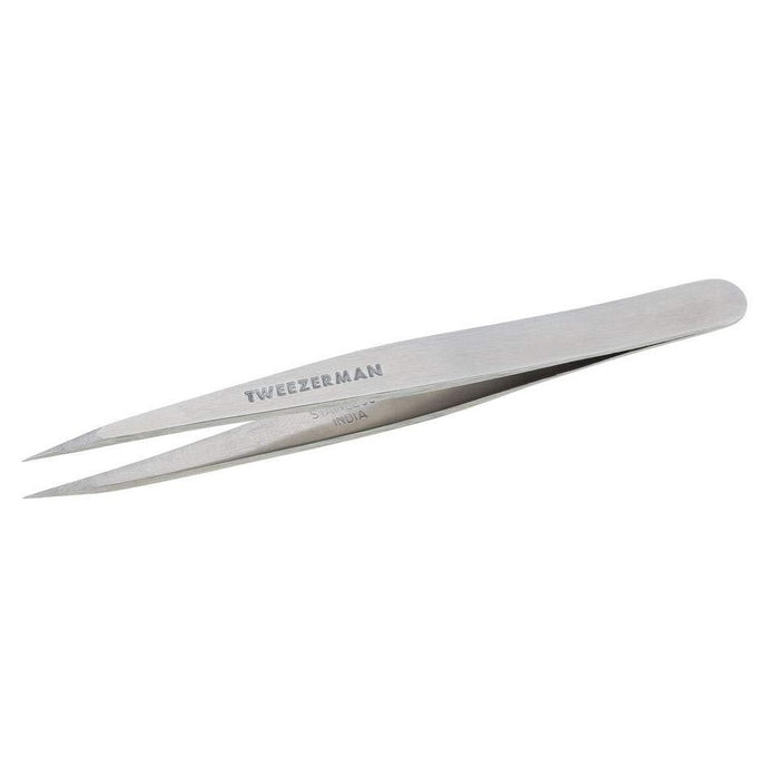 Point Classic Tweezer | Tweezerman with precision fine pointed tips designed for accurate hair removal and skincare grooming tasks.