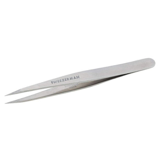 Point Classic Tweezer | Tweezerman with precision fine pointed tips designed for accurate hair removal and skincare grooming tasks.