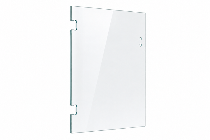 POLARIS PREMIUM Wall/Post GATE - 900mmW x 970mmH - 12mm Clear Toughened Heat Soaked Glass