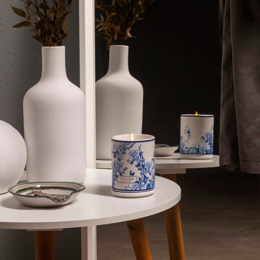 Portus Cale Gold & Blue Aromatic Candle