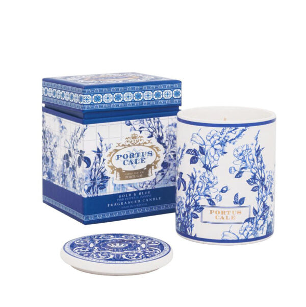 Portus Cale Gold & Blue Aromatic Candle