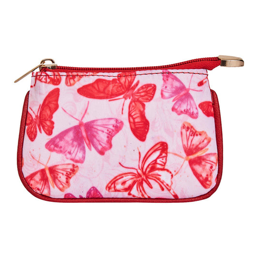 Women's butterfly coin pouch small wallet for travel and daily use