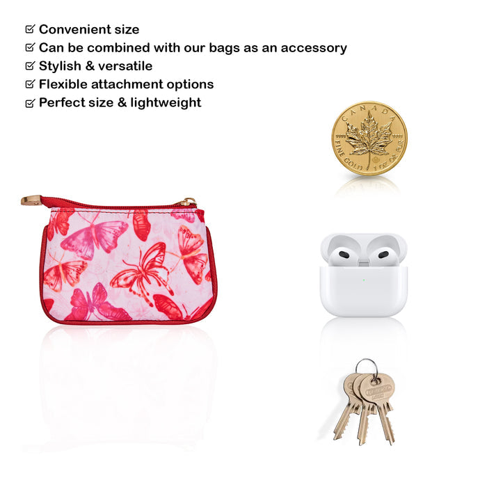 Women's butterfly coin pouch small wallet for travel and daily use-feature image