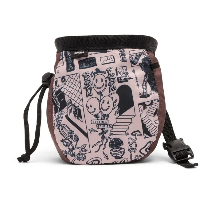 Prana Graphic Chalk Bag Mocha Downtown