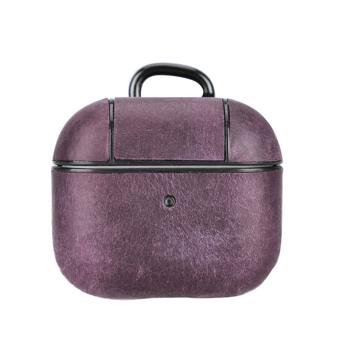 Leather AirPods 3 Fully Wrapped Shockproof Case by Hardiston - premium AirPods Cases