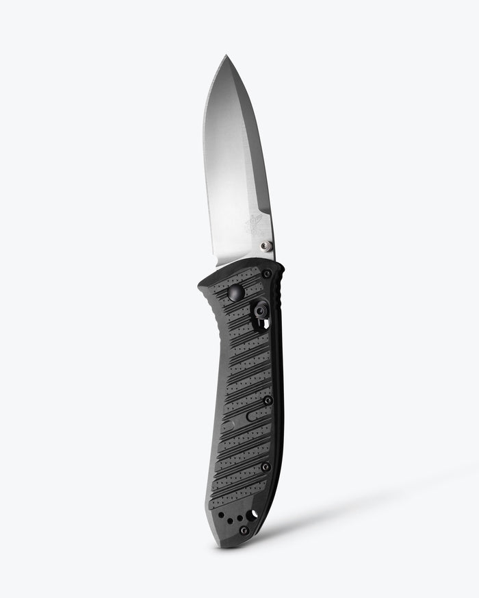 Black CF-Elite Presidio II 570-1 Tactical Knife Blade Up - Benchmade Knife Co.