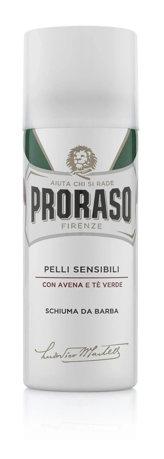 Proraso Shaving Foam Sensitive Green Tea And Oatmeal 50ml Travel Size - P313