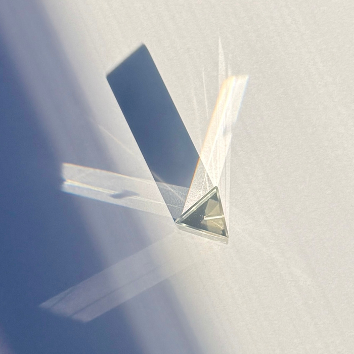 Puebco Prism Incense Holder With Brass Tray