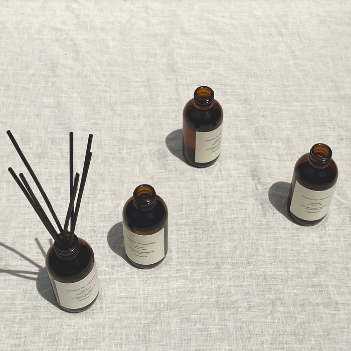 Red Clay, Amber + Musk Natural Reed Diffuser
