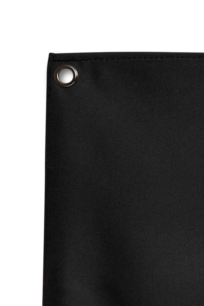 Red Shield Banner Flag - Black