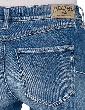 REPLAY DÁMSKÉ DŽÍNY STŘIHU ZACKIE SKINNY FIT