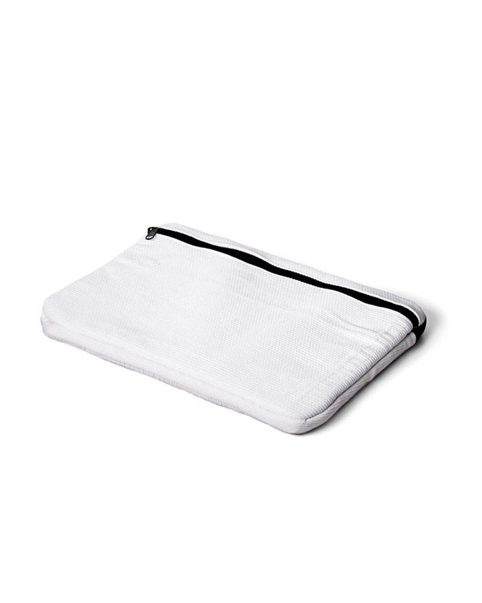 Repurposed Small Laptop Sleeve - White