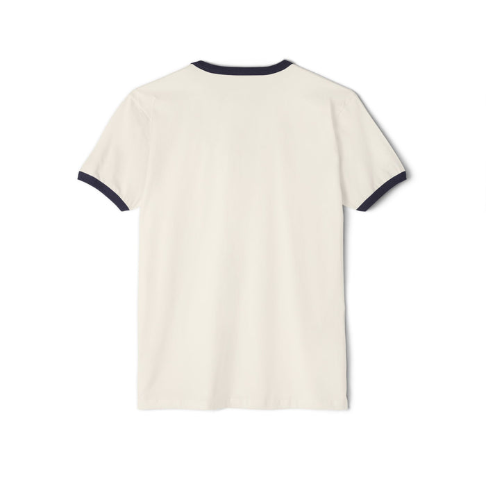 Retro Palm Sunset Ringer T‑Shirt