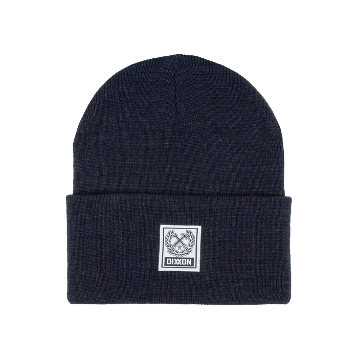 Ribbed Beanie - Heather Navy