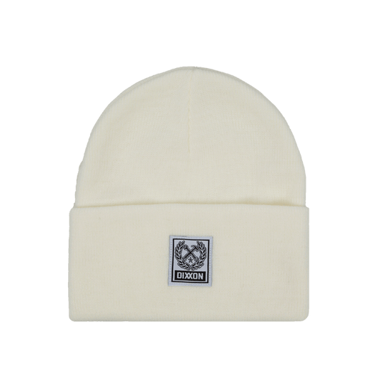 Ribbed Beanie - White - Dixxon Flannel Co.