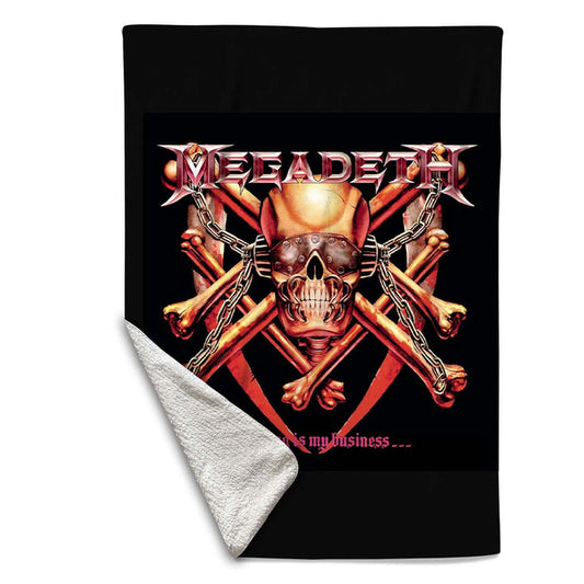Rocksax Megadeth Blanket - Killing Is My Business