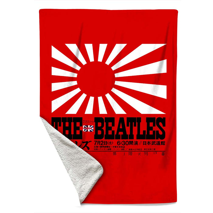 Rocksax The Beatles Blanket - Japan Flag