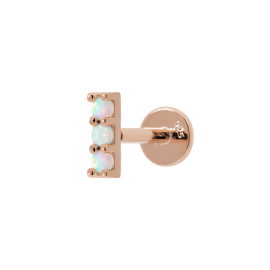 Rose Gold Ascend Opal Earrings