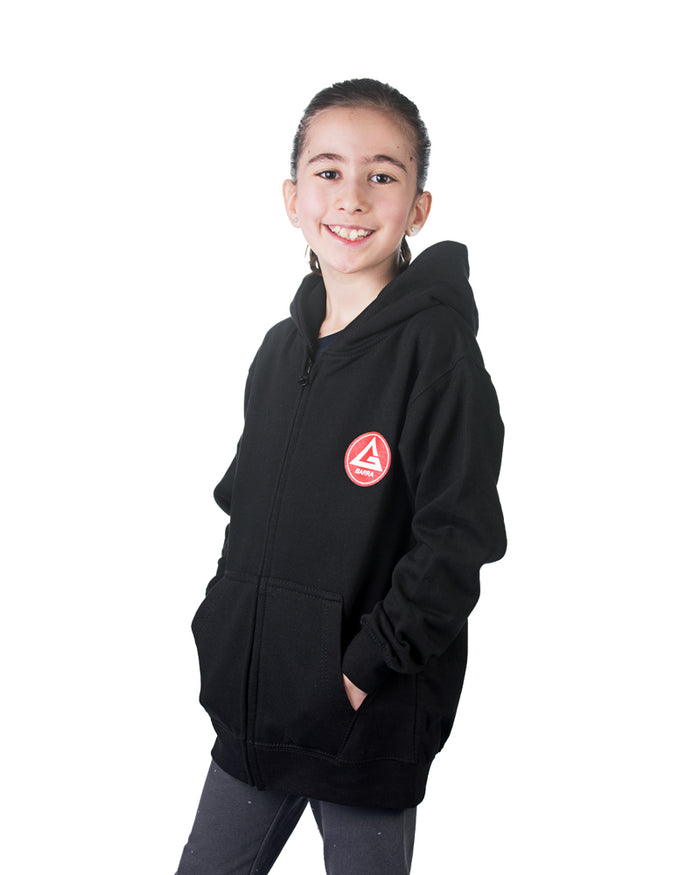 RS Classic Youth Zip Up Hoodie - Black