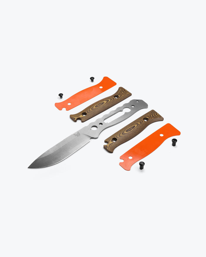 Saddle Mountain Skinner Exploded View - Components Display | Benchmade Knife Co.