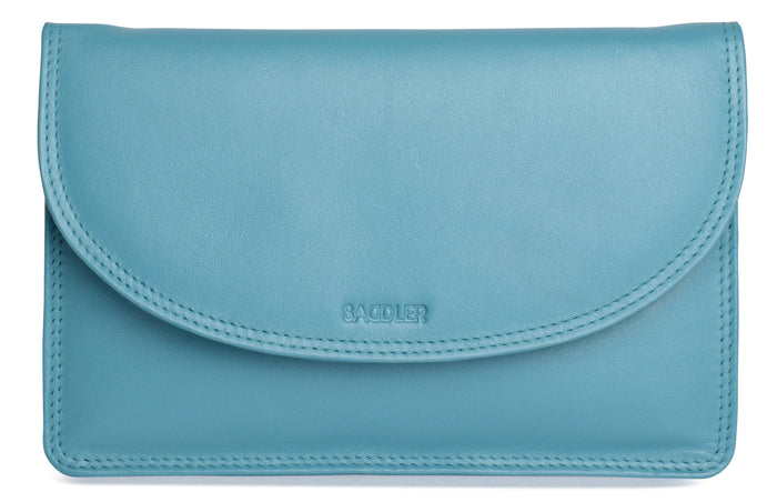 Isabelle RFID Leather Slimline Crossbody Bag - Bascora