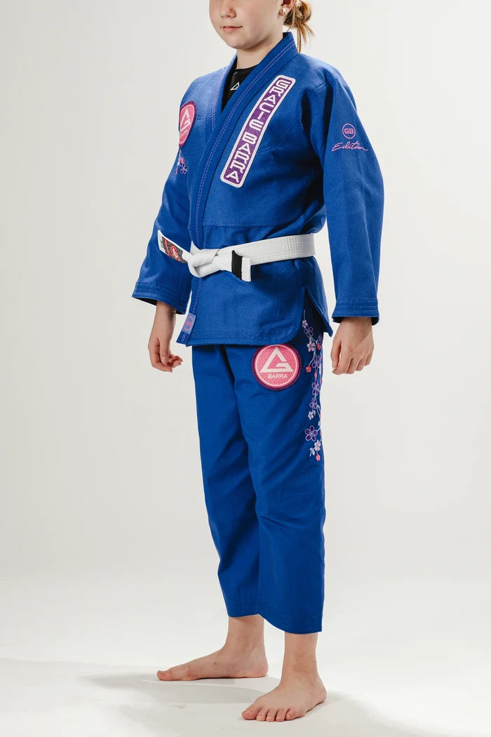 Sakura V3 Kids Kimono - Blue