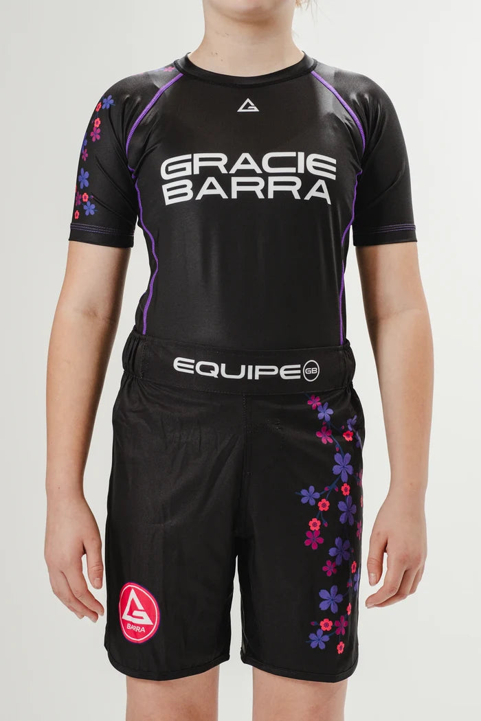 Sakura V3 Youth Rashguard - Black