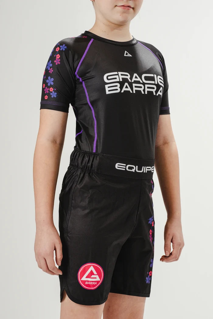 Sakura V3 Youth Rashguard - Black