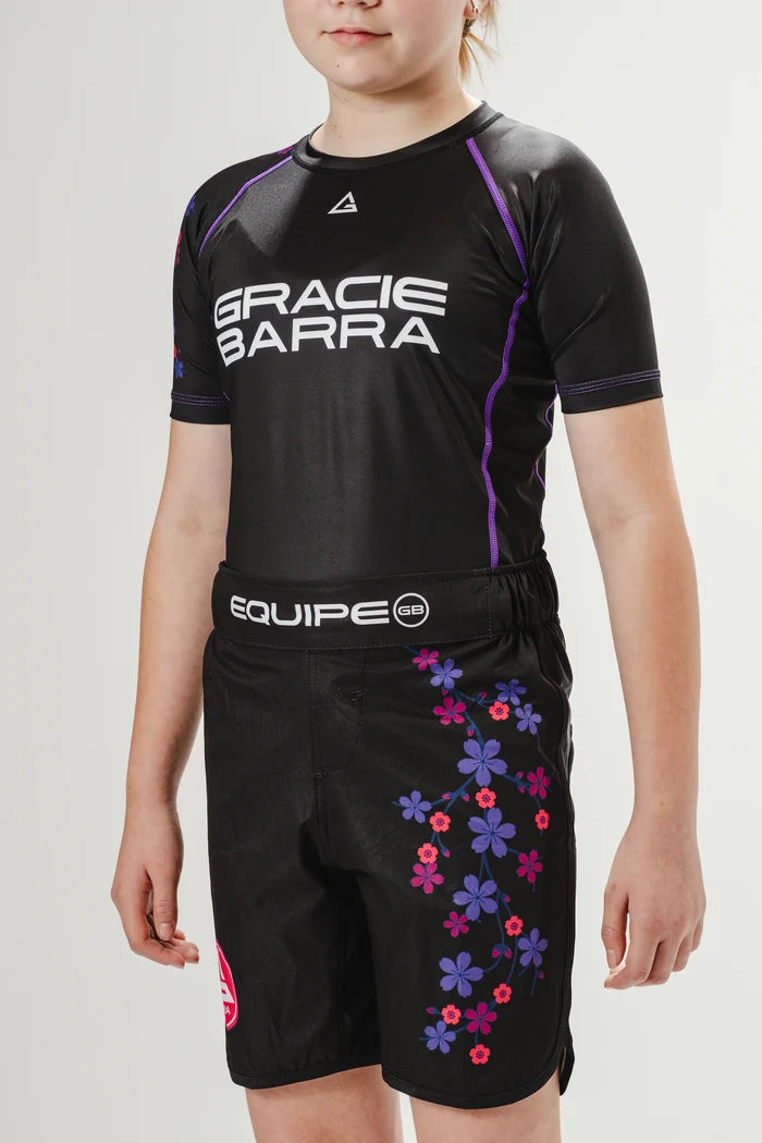 Sakura V3 Youth Rashguard - Black