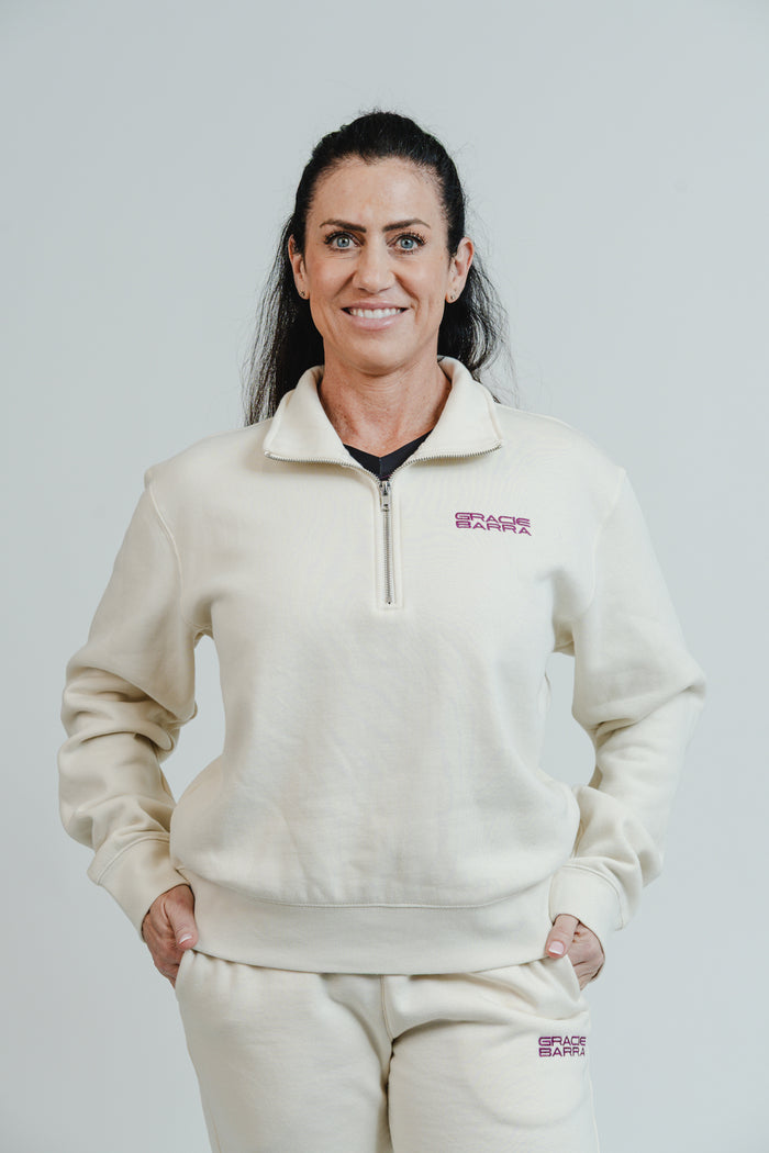 Sakura Womens Half Zip - Natural