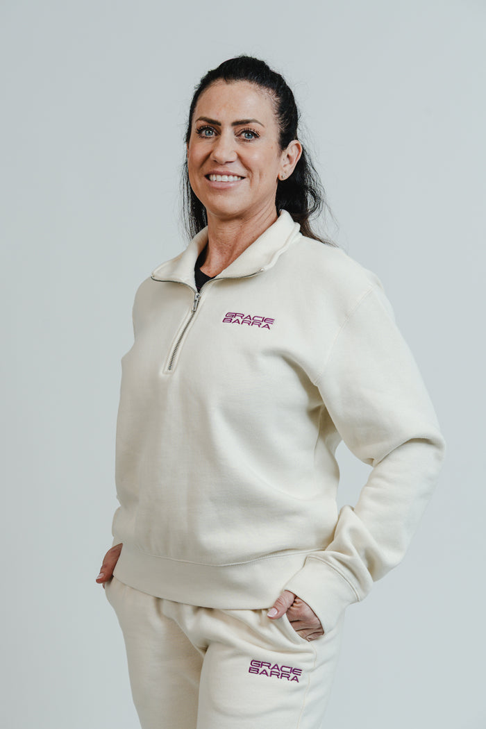 Sakura Womens Half Zip - Natural