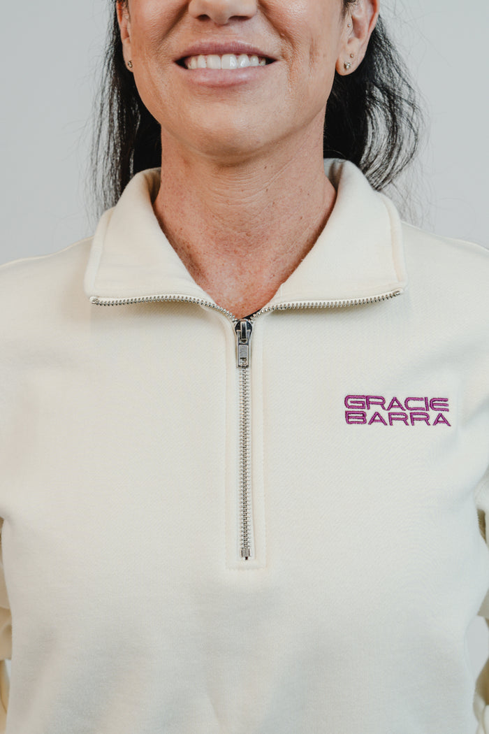 Sakura Womens Half Zip - Natural