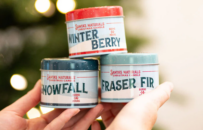 Santa's Naturals Christmas Candles